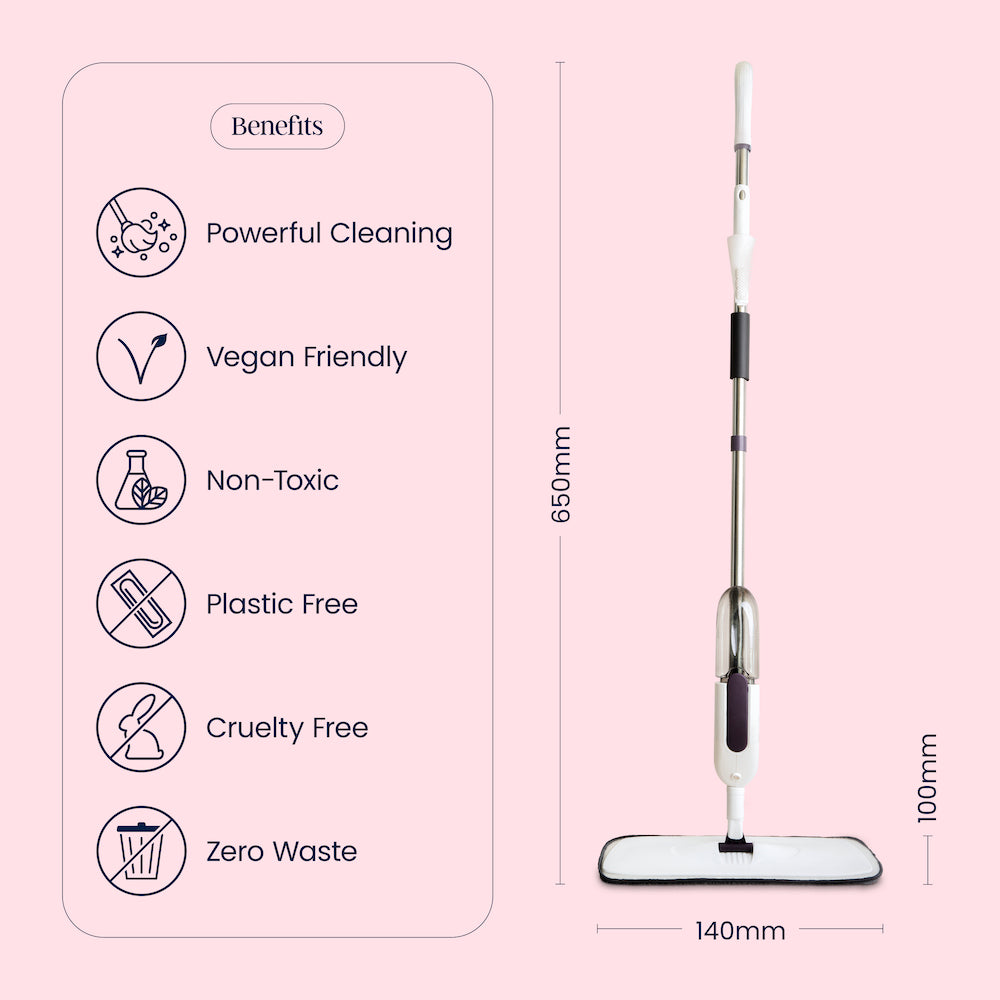 The mop and its refills are cruelty-free, vegan and zero waste