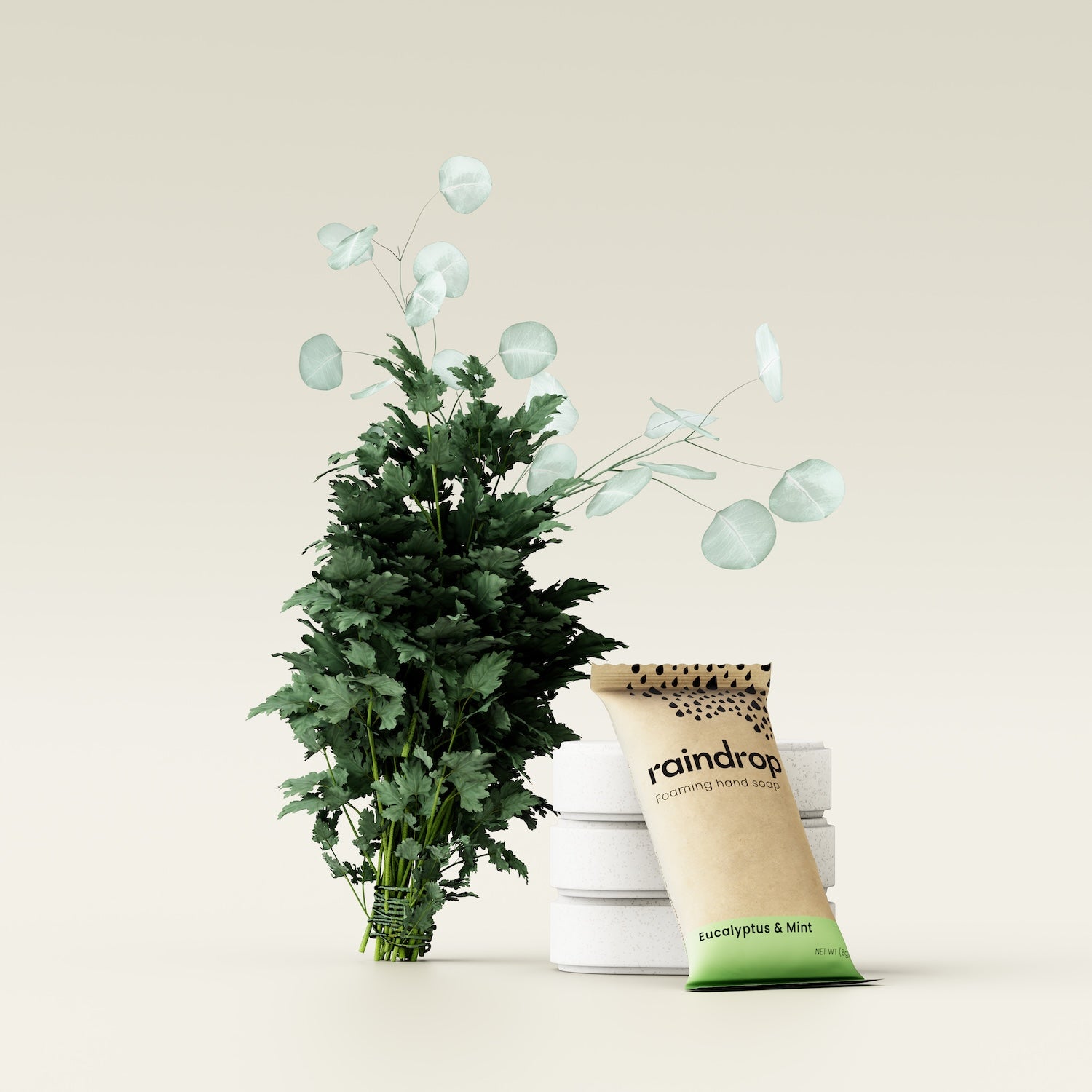 Plastic-Free Foaming Hand Soap Refills (4 or 12 Pack)