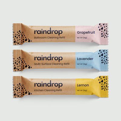 Three Plastic-Free Mixed Cleaning Refills