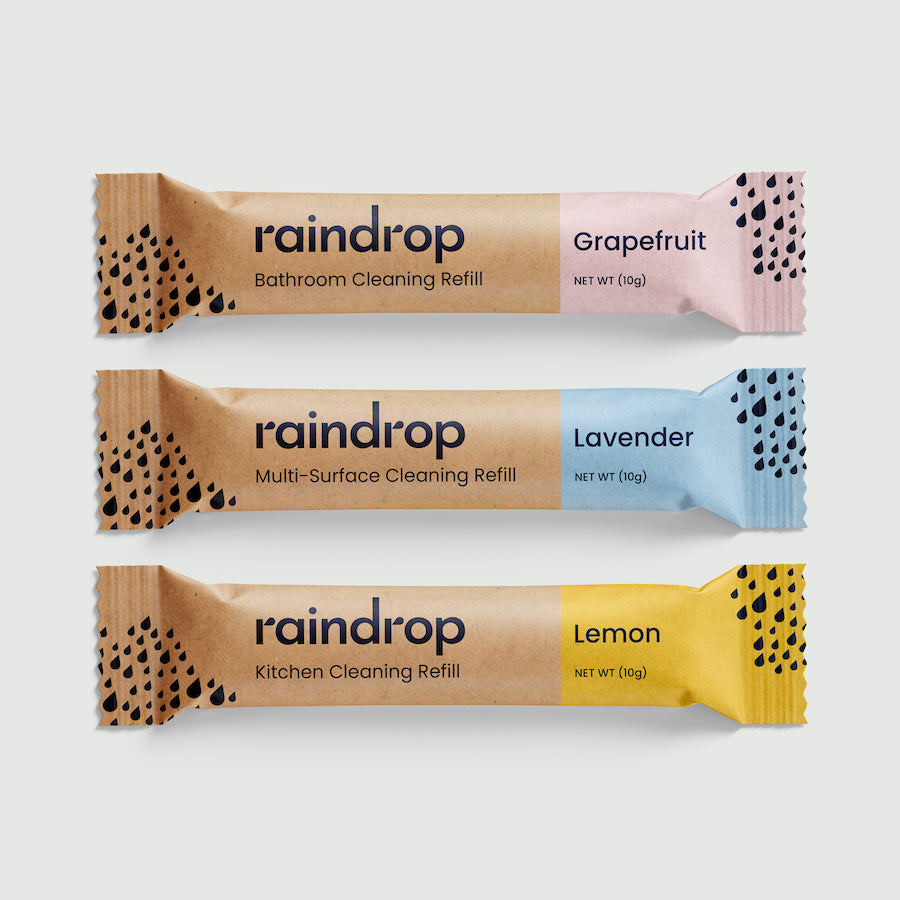 Three Plastic-Free Mixed Cleaning Refills